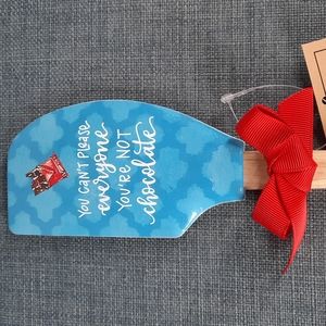 Silicone Spatula Funny Not Chocolate Heat Resistant Dishwasher Safe Gift